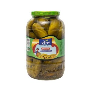 خیارشور بانکه شیشه ای صداقت 1500 گرمی