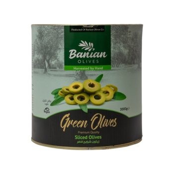 خرید زیتون سبز اسلایس بانیان حلب در اصفهان