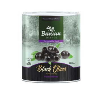 زیتون مشکی بدون هسته بانیان 3 کیلوگرمی