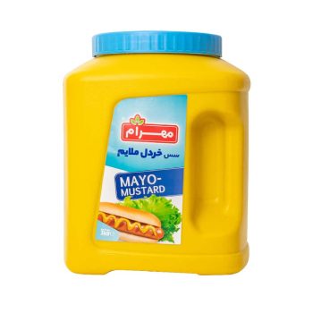 سس خردل ملایم مهرام دبه 3 کیلویی