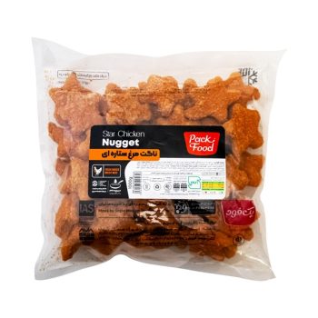 خرید ناگت مرغ ستاره ای پک فود یک کیلوگرمی در اصفهان