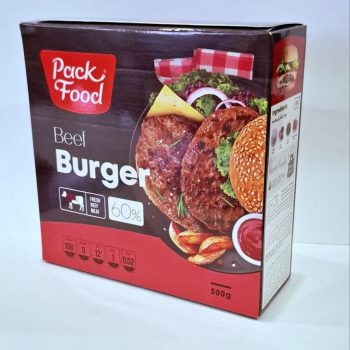 خرید همبرگر 60 درصد پک فود