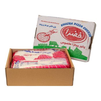 پنیر پیتزا خضرا تک رنگ 5 کیلویی