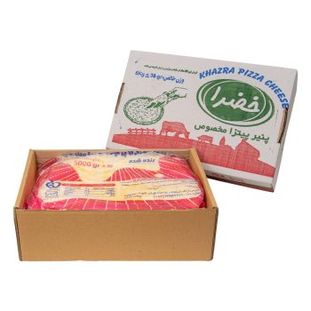 پنیر پیتزا خضرا دو رنگ 5 کیلویی