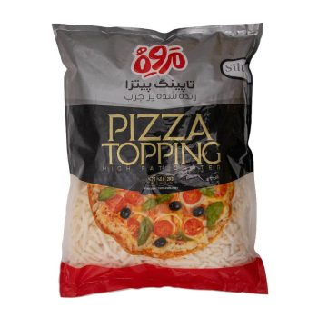 پنیر پیتزا مروه نقره ای 2 کیلویی